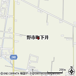 高知県香南市野市町下井周辺の地図
