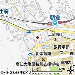 高知県高知市朝倉乙992-8周辺の地図