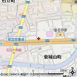 高知県高知市東城山町105周辺の地図