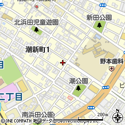 高知県高知市潮新町周辺の地図