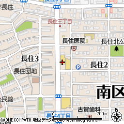 福岡銀行長住支店 ＡＴＭ周辺の地図