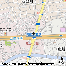 高知県高知市城山町18周辺の地図
