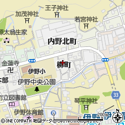 高知県吾川郡いの町柳町52周辺の地図