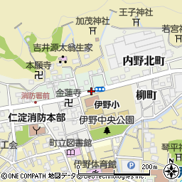 伊野小学校前周辺の地図