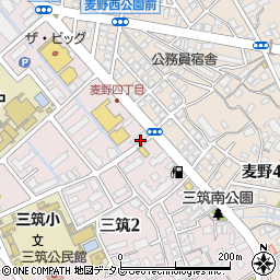 佐賀銀行那珂出張所周辺の地図