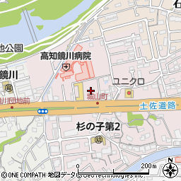 高知県高知市城山町213周辺の地図