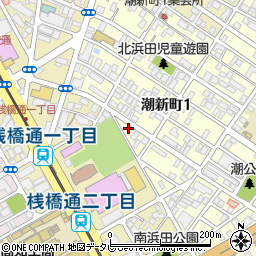 中浜田公園周辺の地図