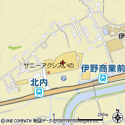 高知銀行サニーアクシスいの ＡＴＭ周辺の地図