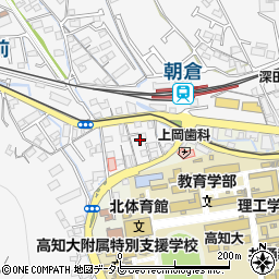 高知県高知市朝倉乙周辺の地図