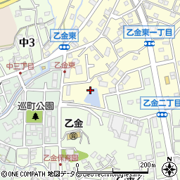福岡県大野城市乙金東1丁目1周辺の地図