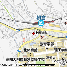 高知県高知市朝倉乙890周辺の地図