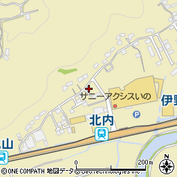 高知県吾川郡いの町414周辺の地図
