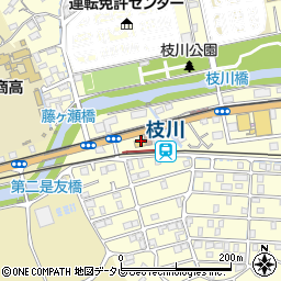 ローソン伊野枝川駅前店周辺の地図