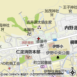 高知県いの町（吾川郡）加茂町周辺の地図