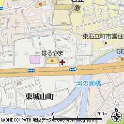 高知県高知市東城山町15周辺の地図