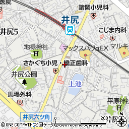ファミリーマート福岡井尻四丁目店周辺の地図