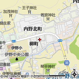 高知県吾川郡いの町柳町153周辺の地図