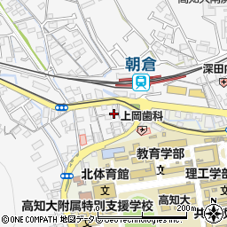 高知県高知市朝倉乙884-10周辺の地図