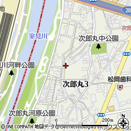 福岡県福岡市早良区次郎丸3丁目15-16周辺の地図