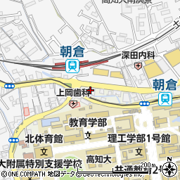土佐塾朝倉教室周辺の地図