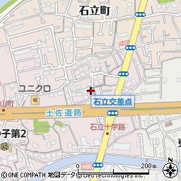 高知県高知市城山町228-25周辺の地図