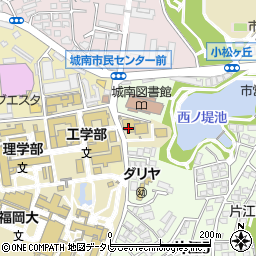 福大第三食堂売店周辺の地図