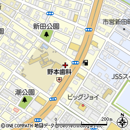 メガネのアイガン　高知潮江店周辺の地図