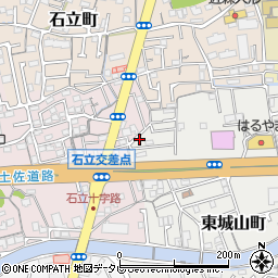 高知県高知市東城山町94周辺の地図