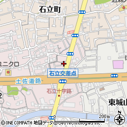 高知県高知市城山町21周辺の地図
