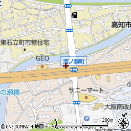 高知県高知市河ノ瀬町147-1周辺の地図
