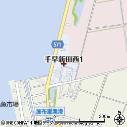 福岡県糸島市千早新田西周辺の地図