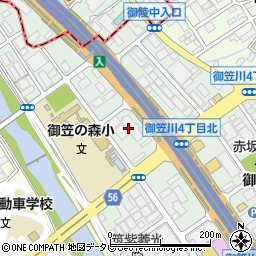 西日本ダントー株式会社　本社周辺の地図