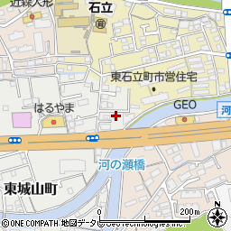 高知県高知市東城山町2-27周辺の地図