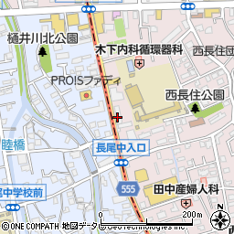 篠隈ビル周辺の地図