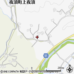 高知県香南市夜須町上夜須158周辺の地図