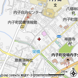 愛媛県喜多郡内子町内子周辺の地図