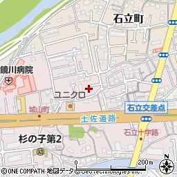 高知県高知市城山町240-12周辺の地図