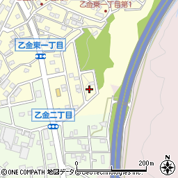福岡県大野城市乙金東1丁目30周辺の地図