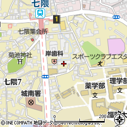 市営七隈第３住宅周辺の地図