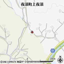 高知県香南市夜須町上夜須1801周辺の地図