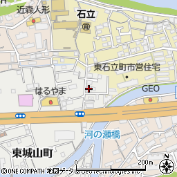 高知県高知市東城山町3周辺の地図