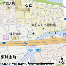 高知県高知市東城山町2-17周辺の地図