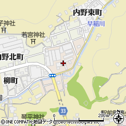 高知県吾川郡いの町内野南町周辺の地図