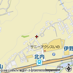 高知県吾川郡いの町1845周辺の地図