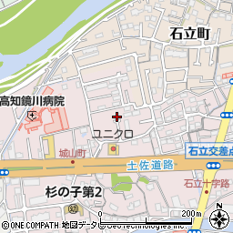 高知県高知市城山町245周辺の地図