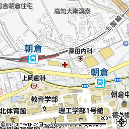 ローソン高知朝倉駅前店周辺の地図