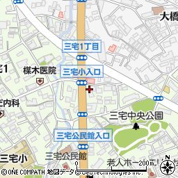 セブンイレブン福岡みやけ通り店周辺の地図