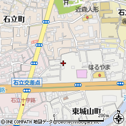 高知県高知市東城山町88周辺の地図