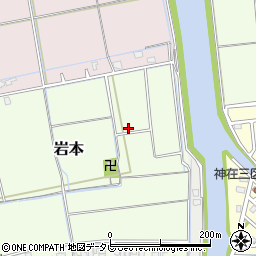 福岡県糸島市岩本周辺の地図