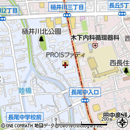 極東ファディ株式会社　ＰＲＯ’Ｓファディ・長尾店周辺の地図